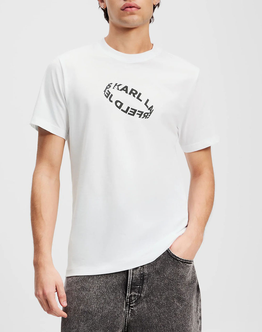 KARL LAGERFELD JEANS KLJ SLIM RING TEE
