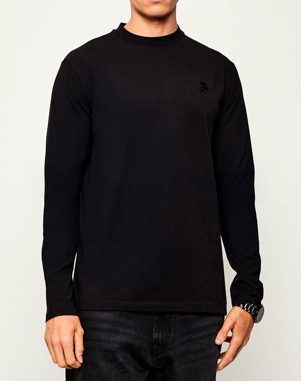 KARL LAGERFELD T-SHIRT CREWNECK LS