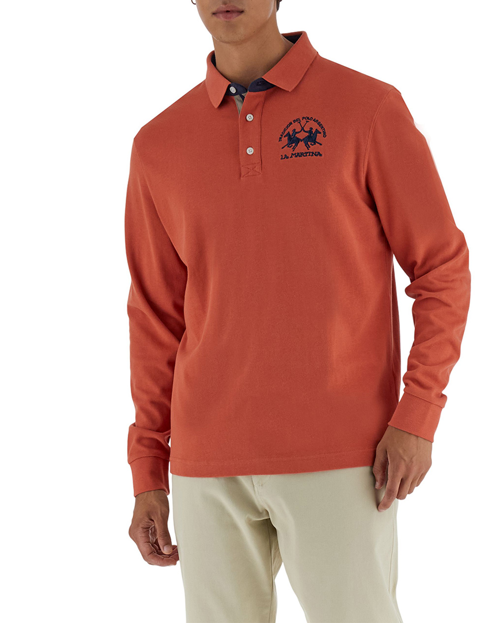 LA MARTINA BLUZA POLΟ MM MAN L/S POLO HEAVY JERSEY