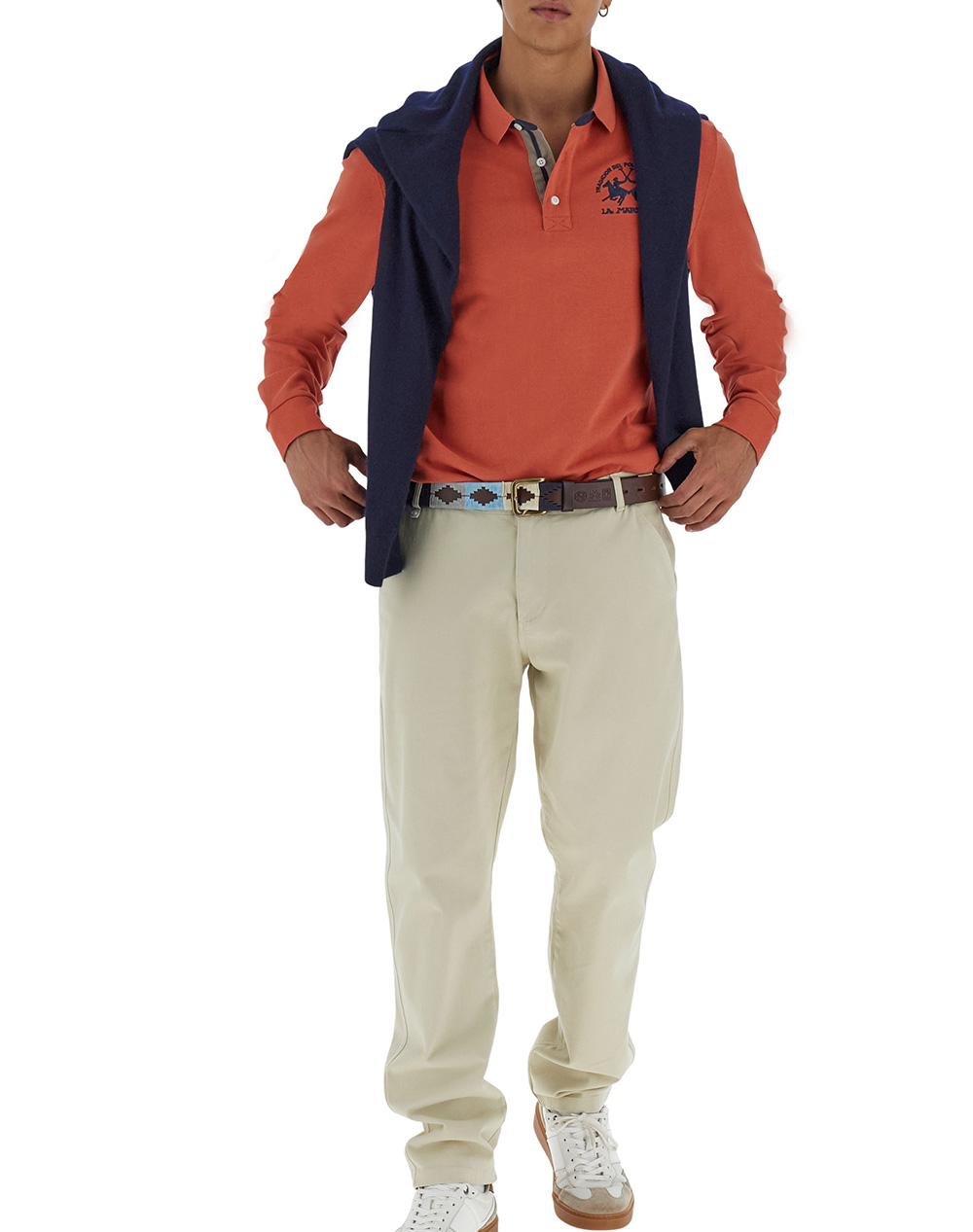 LA MARTINA BLUZA POLΟ MM MAN L/S POLO HEAVY JERSEY