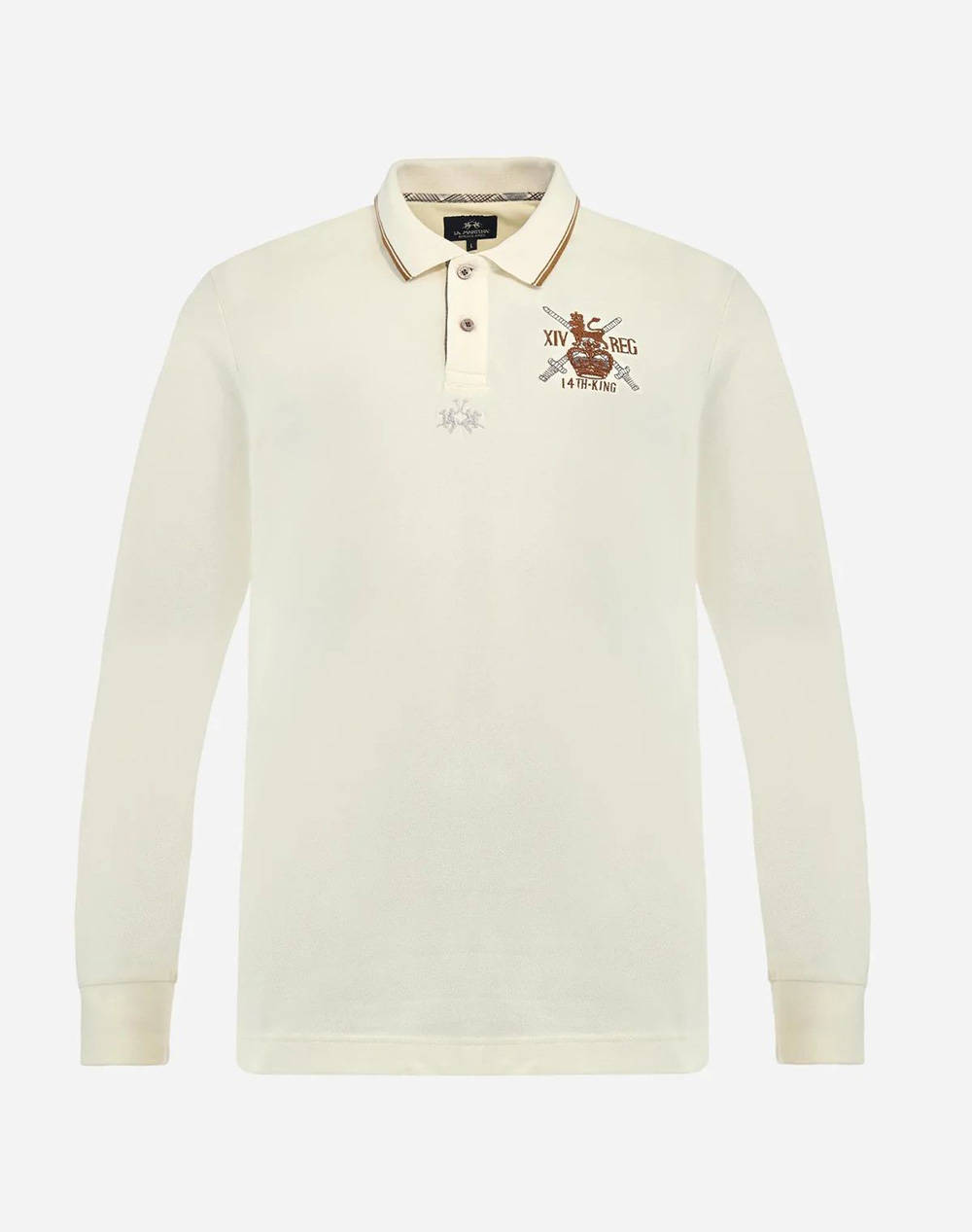 LAMARTINA BLUZA POLO MM MAN POLO L/S PIQUET STRETCH