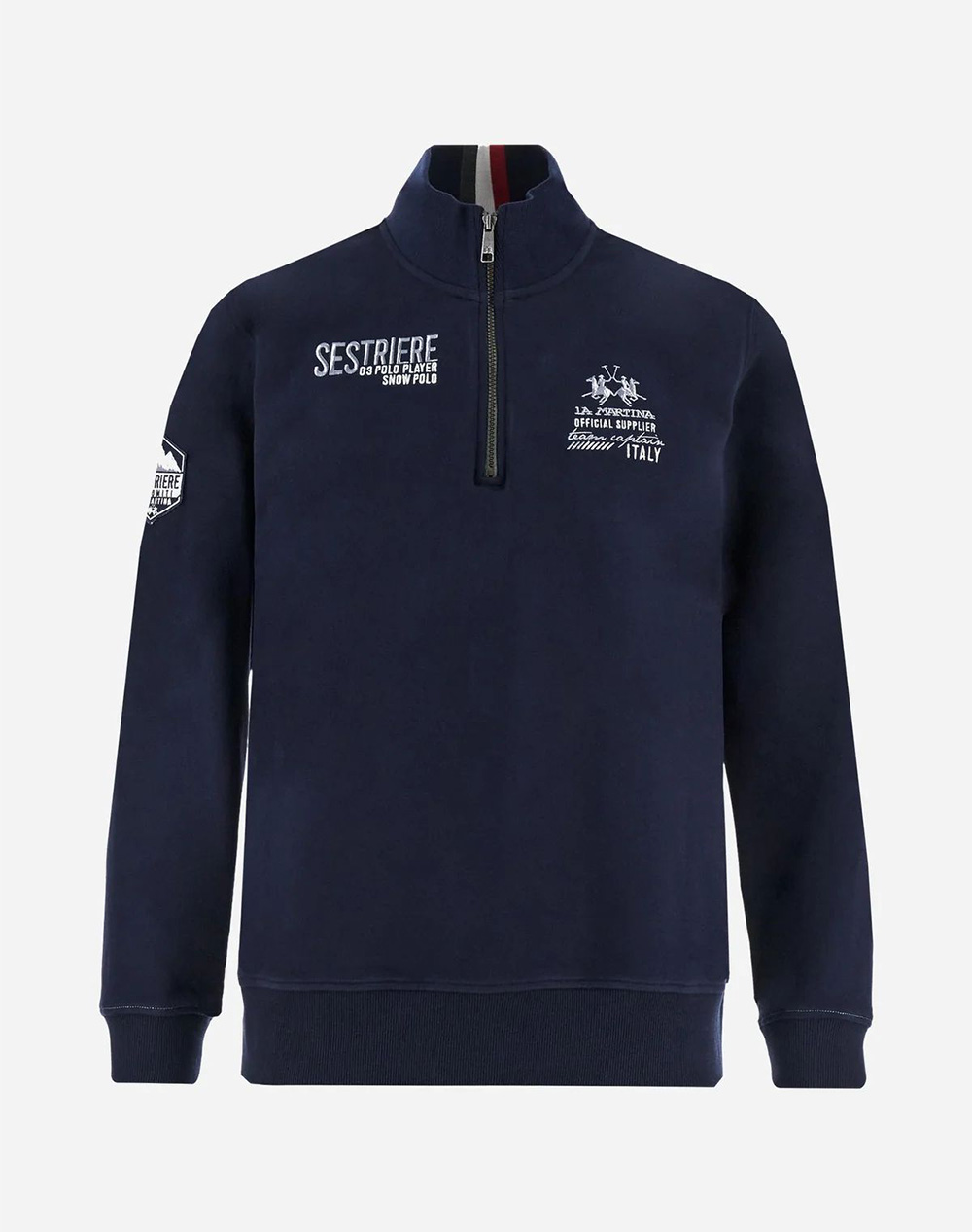 LA MARTINA BLUZA HANORAC ΜΜ MAN HALF ZIP SWEATSHIRT HEAVY