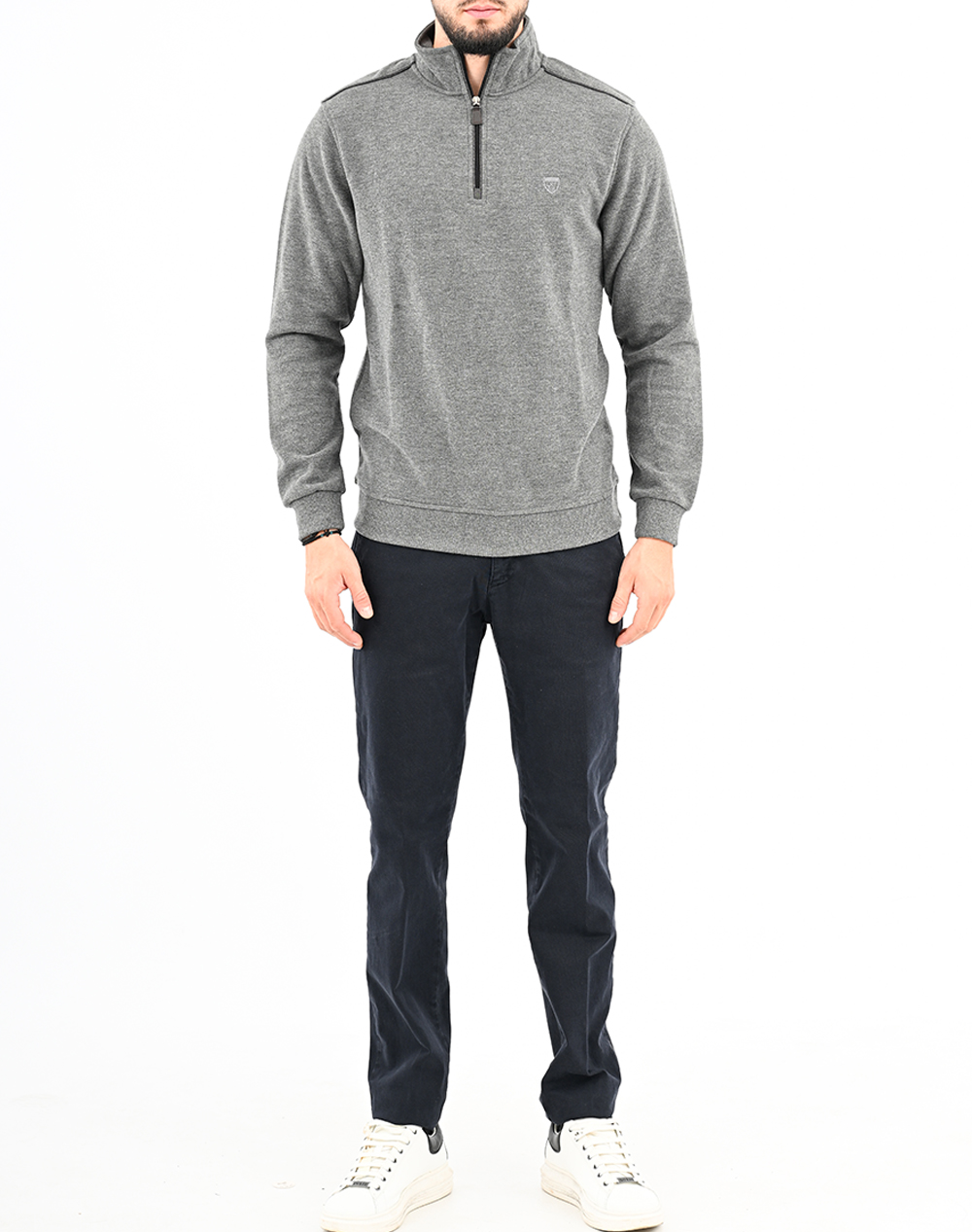 LEXTON HANORAC POLO ZIP 70%BUMBAC-30%POL.