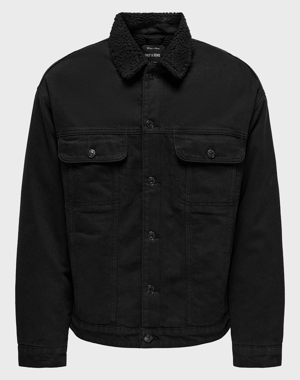 ONLY&SONS ONSWILSON SHERPA BLK 0971 DNM JACKET