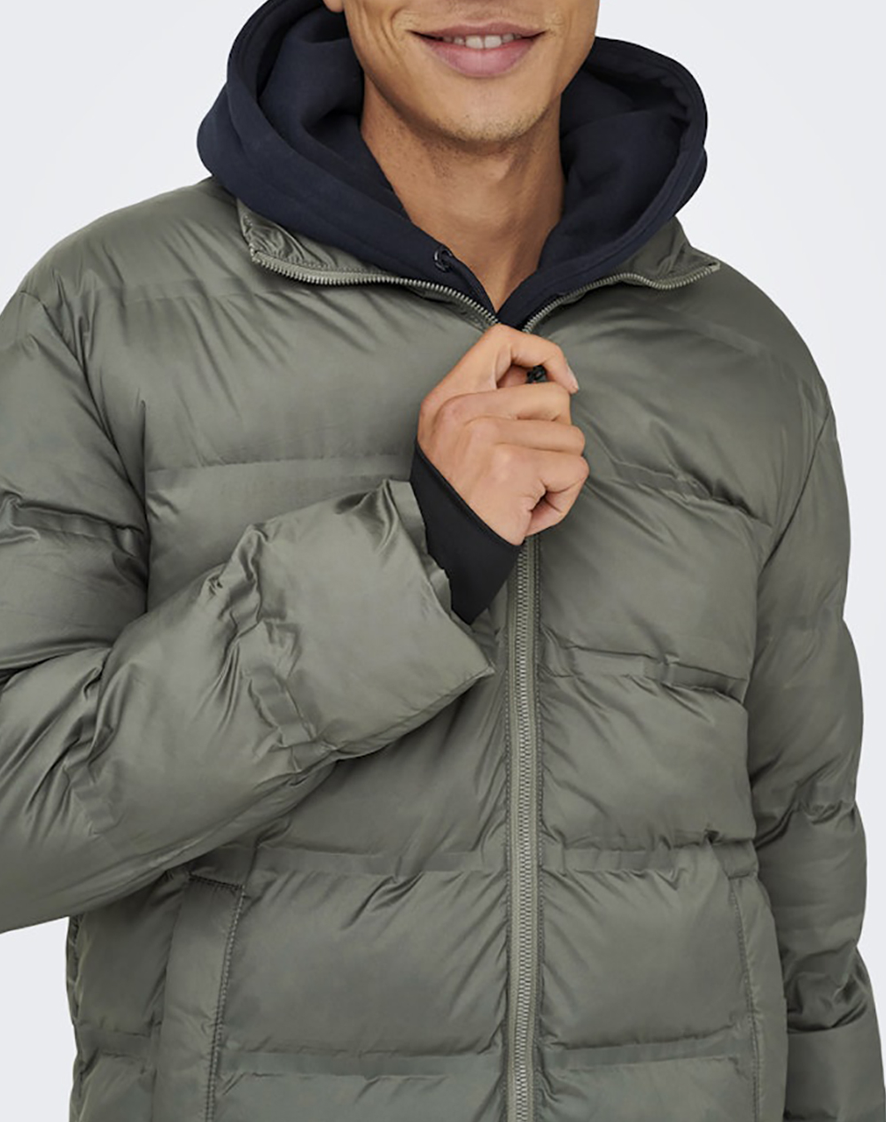 ONLY&SONS ONSUNION SEAMLESS LIFE PUFFER JACKET OTW