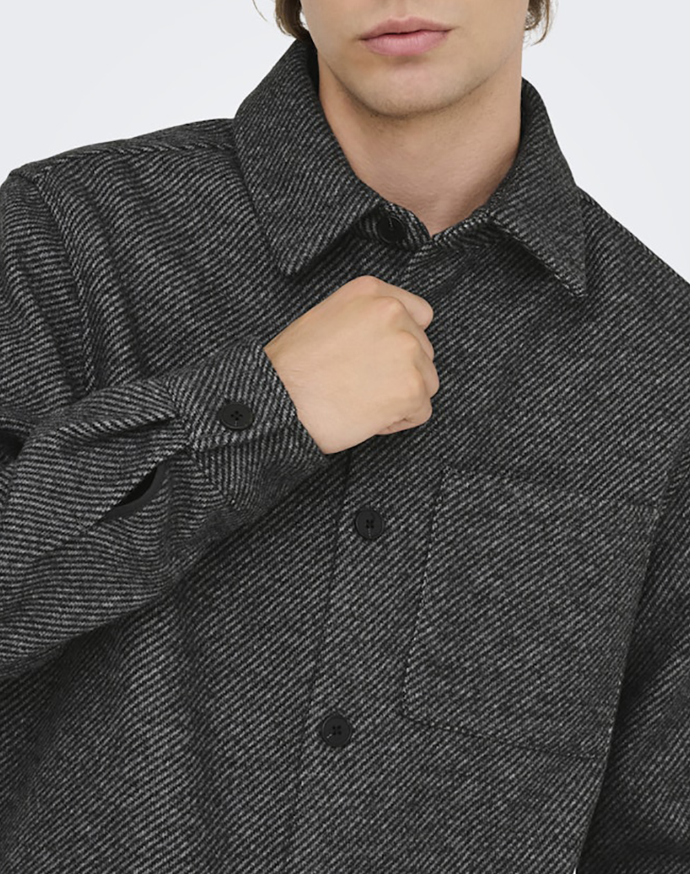 ONLY&SONS ONSMICAH TWILL OVERSHIRT FRML