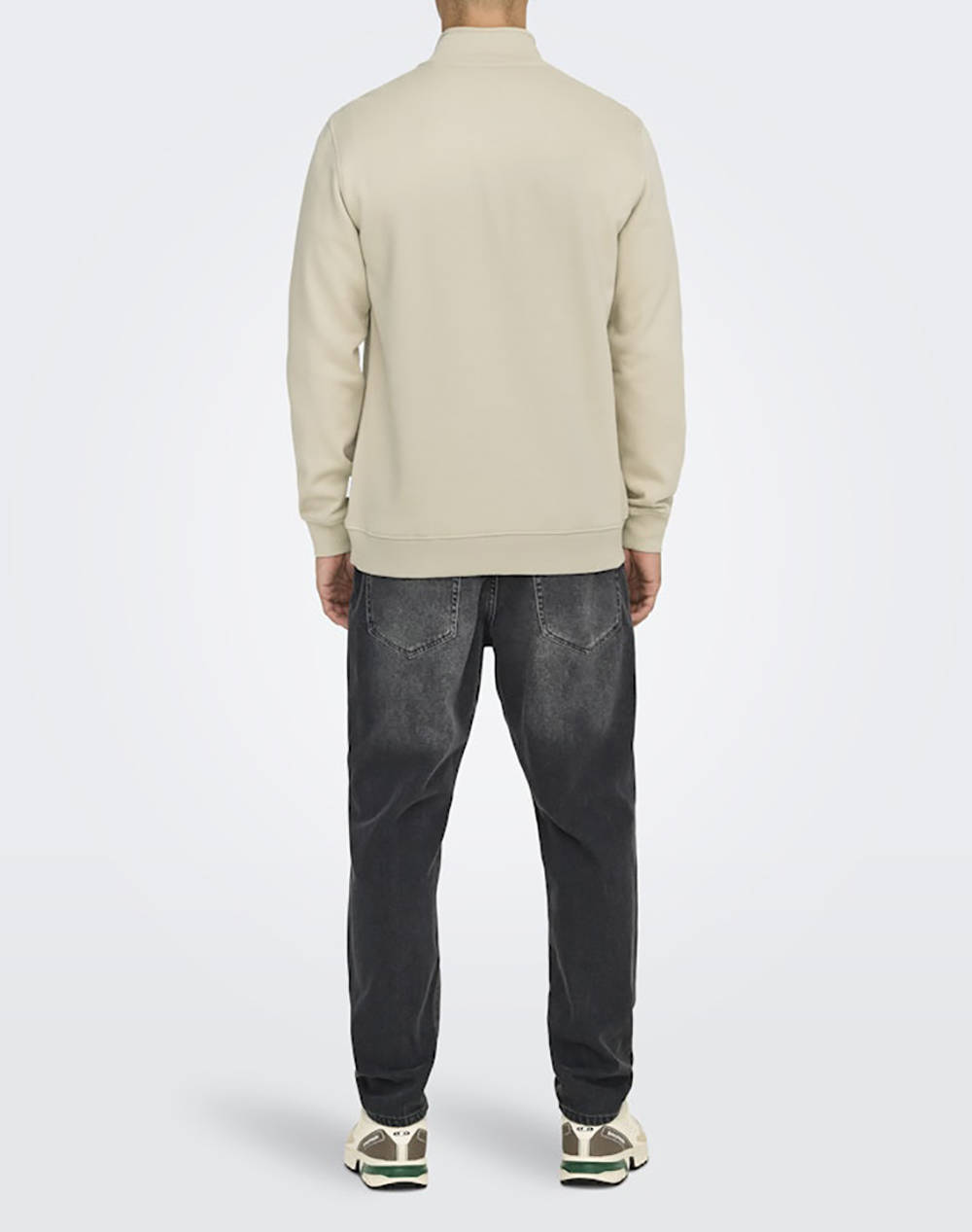 ONLY&SONS ONSCURATED REG HALF ZIP SWEAT NOOS