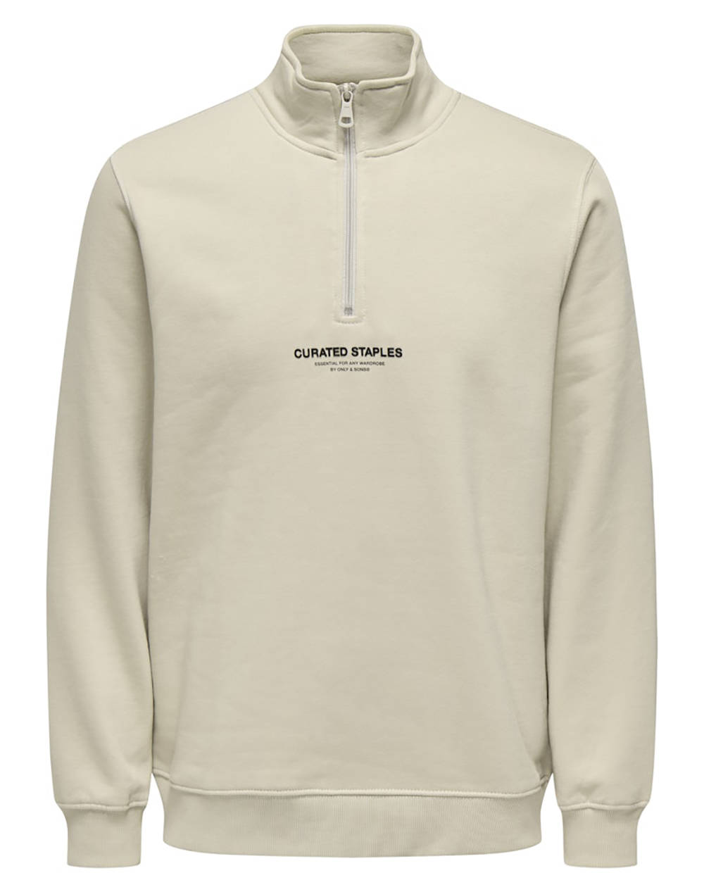ONLY&SONS ONSCURATED REG HALF ZIP SWEAT NOOS