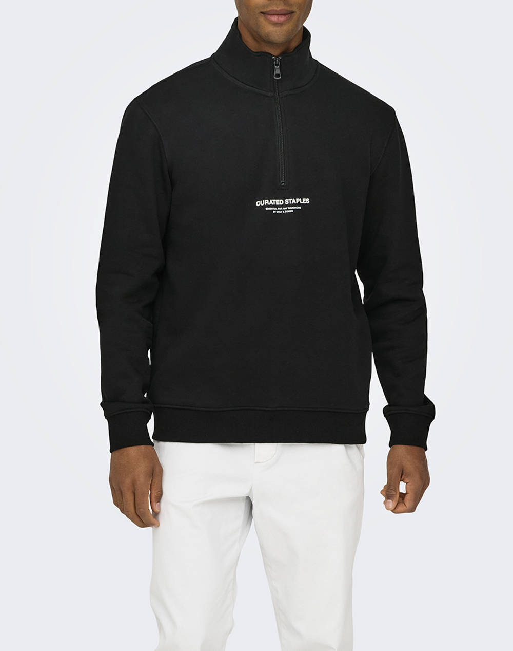 ONLY&SONS ONSCURATED REG HALF ZIP SWEAT NOOS