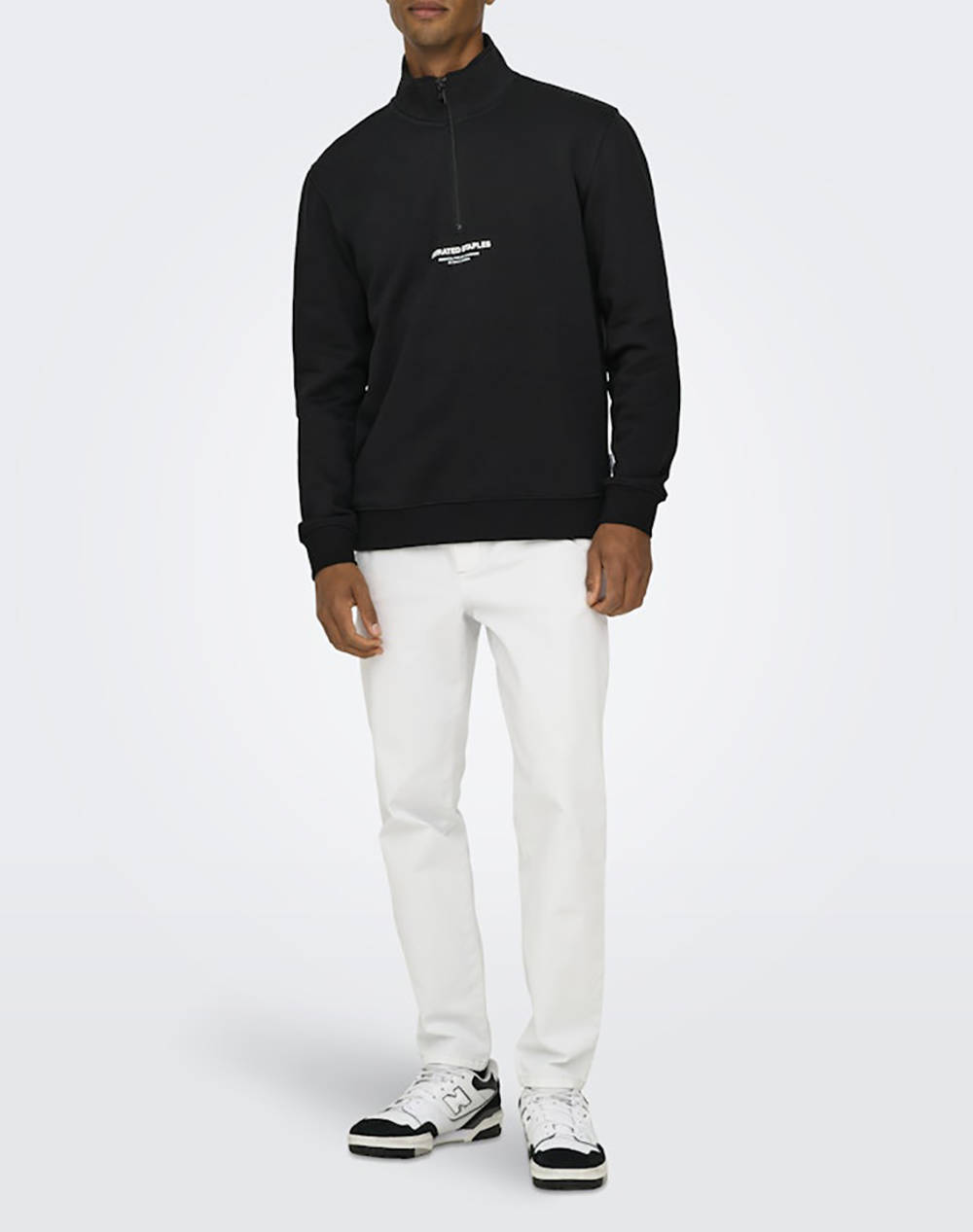 ONLY&SONS ONSCURATED REG HALF ZIP SWEAT NOOS