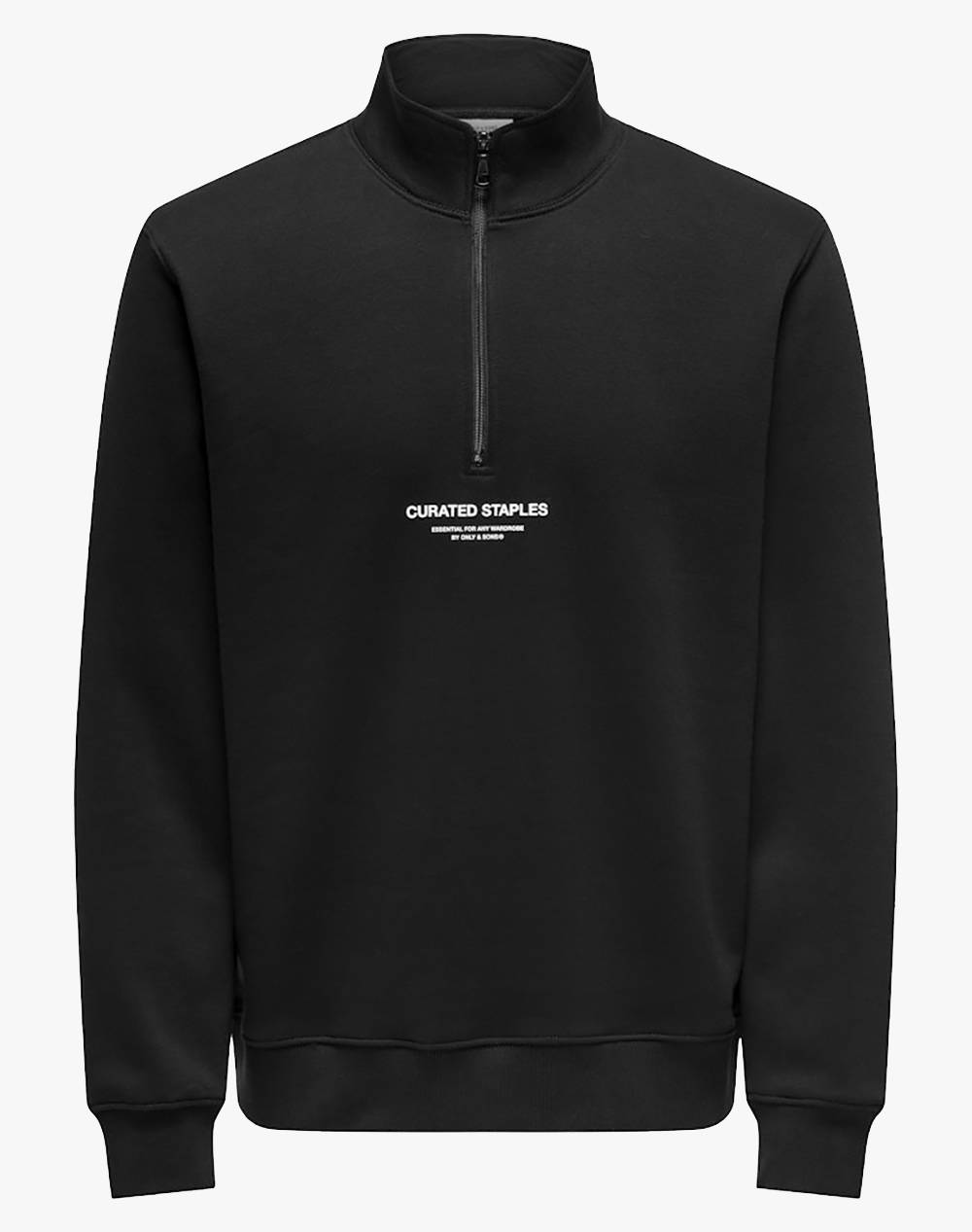 ONLY&SONS ONSCURATED REG HALF ZIP SWEAT NOOS