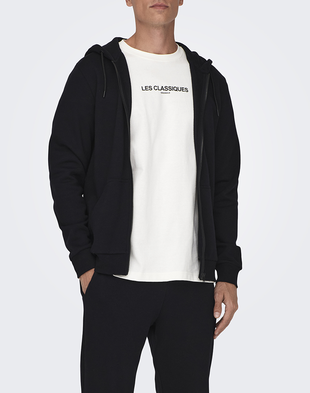 ONLY&SONS ONSCERES ZIP THR. HOODIE SWEAT NOOS