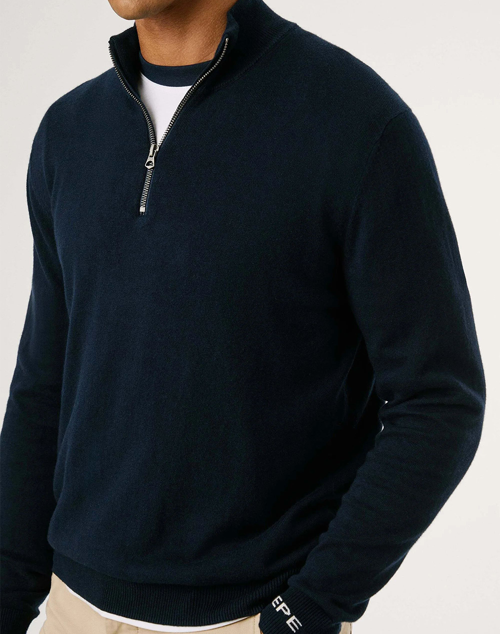 PEPE JEANS DROP 3A ANDRE MOCK ZIPPER TRICOTAT DE BARBATI