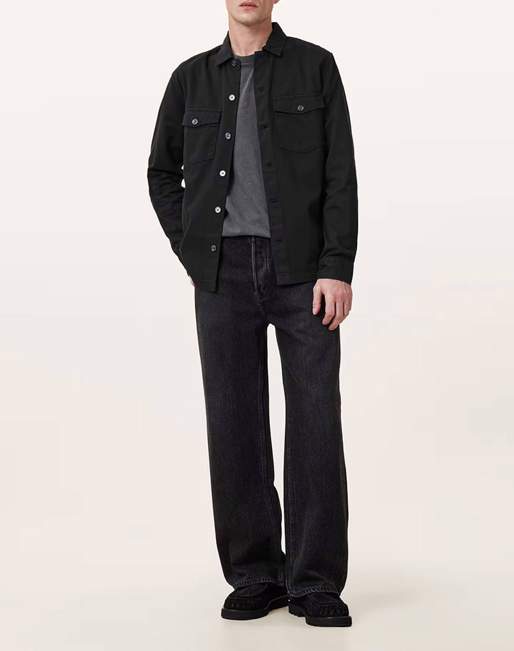 ALL SAINTS SPOTTER LS SHIRT