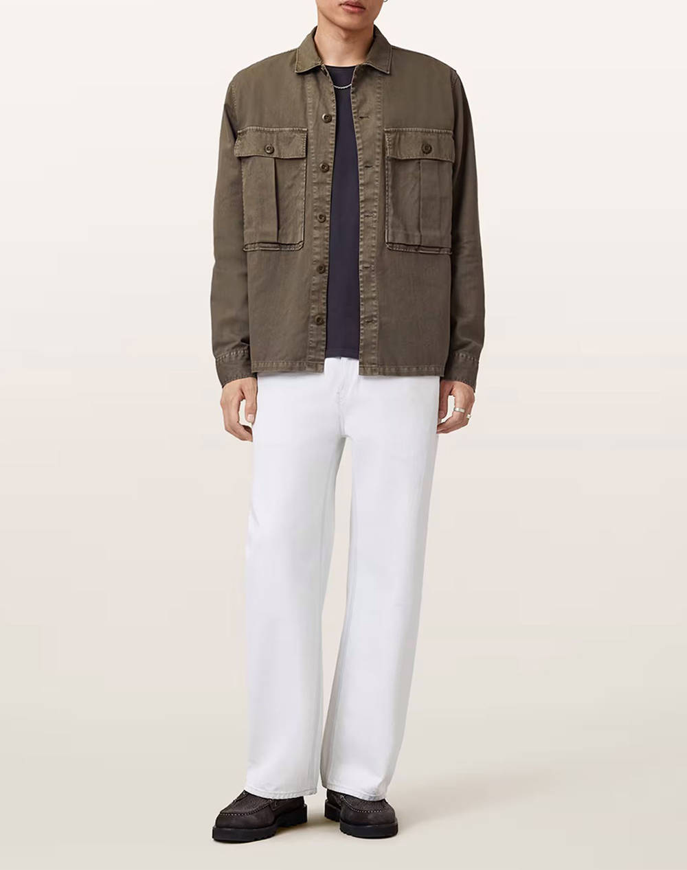 ALL SAINTS ALBYN LS SHIRT
