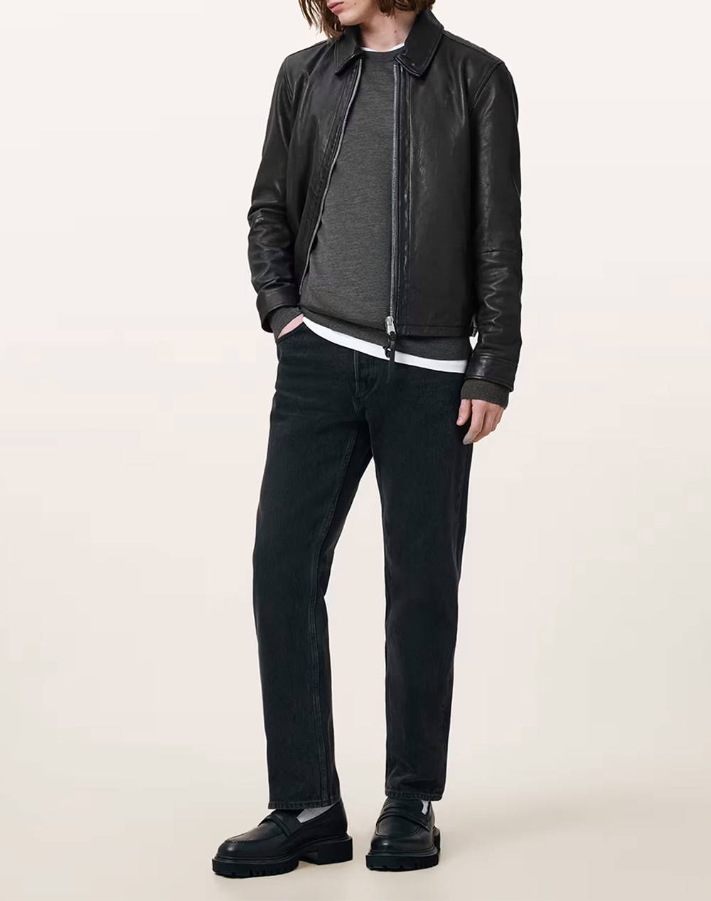 ALL SAINTS MODE MERINO CREW