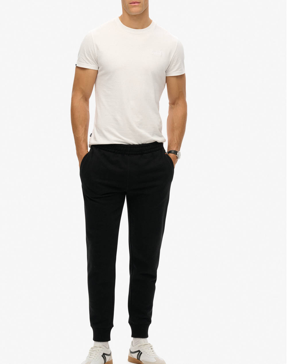 SUPERDRY D1 OVIN ESSENTIAL LOGO JOGGERS HB PANTALONI DE BARBATI