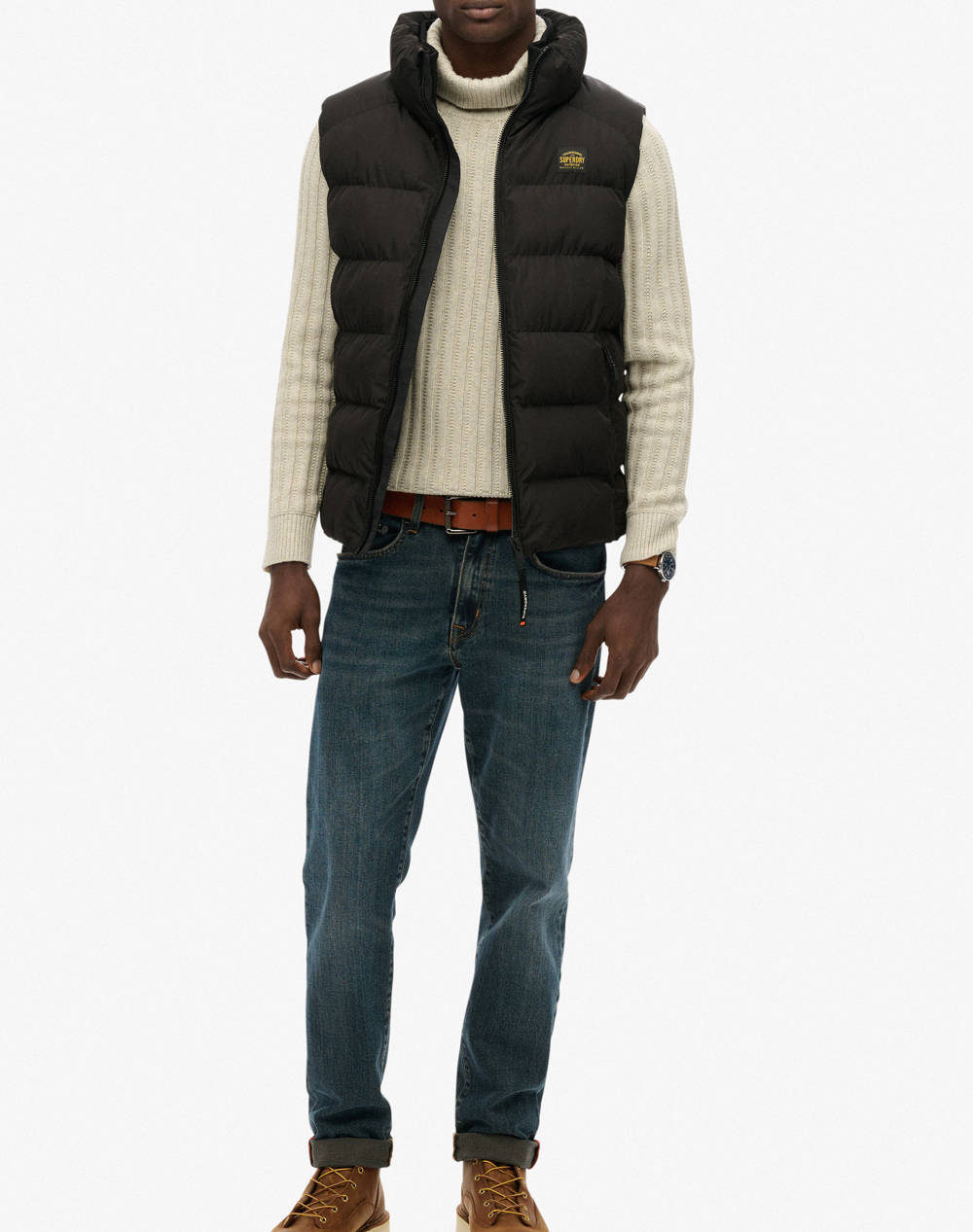 SUPERDRY D1 SDSW SPORTS PUFFER GILET GEACA DE BARBATI