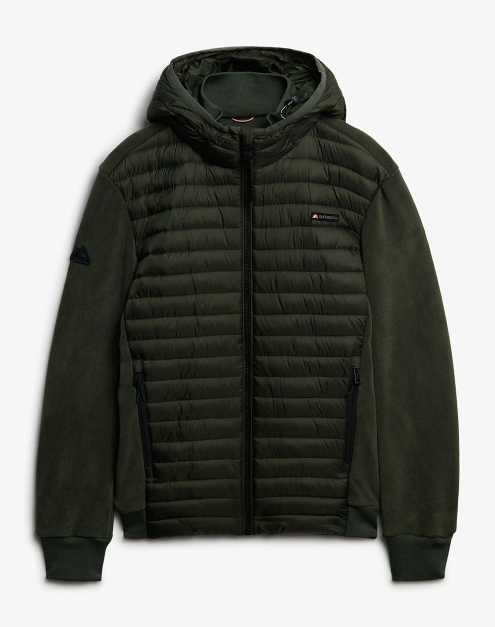 SUPERDRY D1 SDSW HOOD STORM FLEECE HYBRID JKT GEACA DE BARBATI
