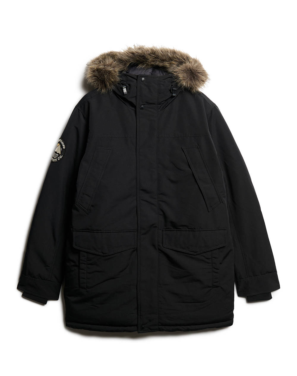 SUPERDRY D2 OVIN EVEREST FAUX FUR PARKA JACKET GEACA DE BARBATI