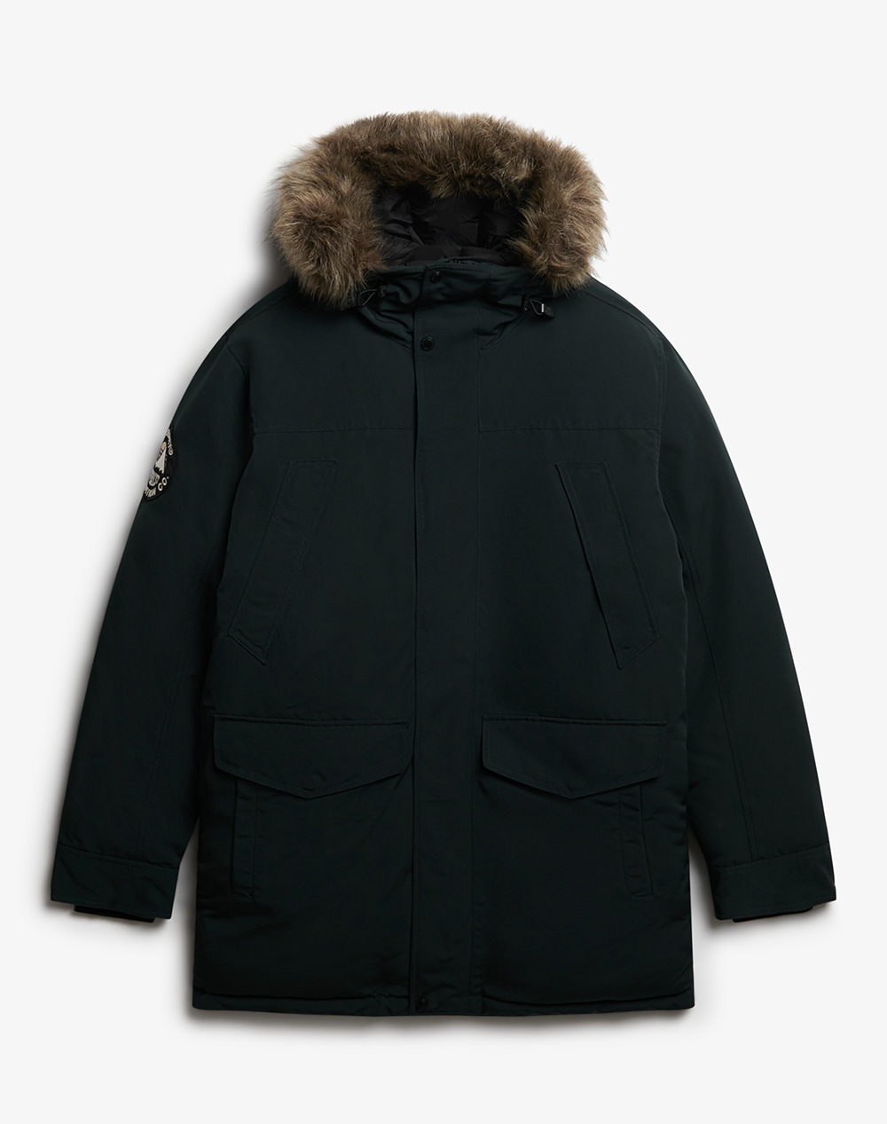SUPERDRY D2 OVIN EVEREST FAUX FUR PARKA JACKET GEACA DE BARBATI