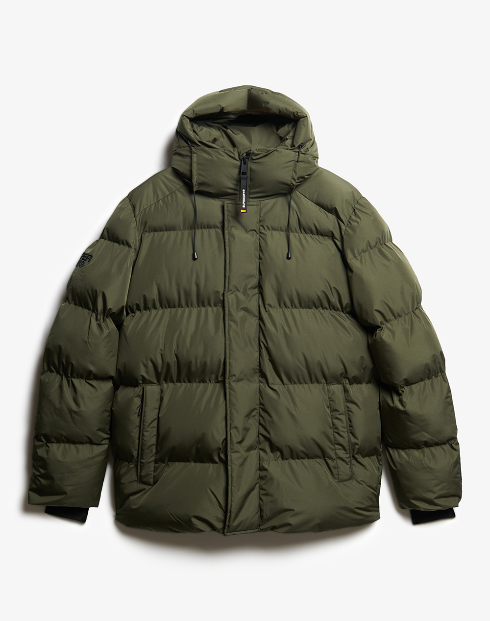 SUPERDRY D2 SDSW HOODED 5 BAFFLE SPORTS PUFFER GEACA DE BARBATI