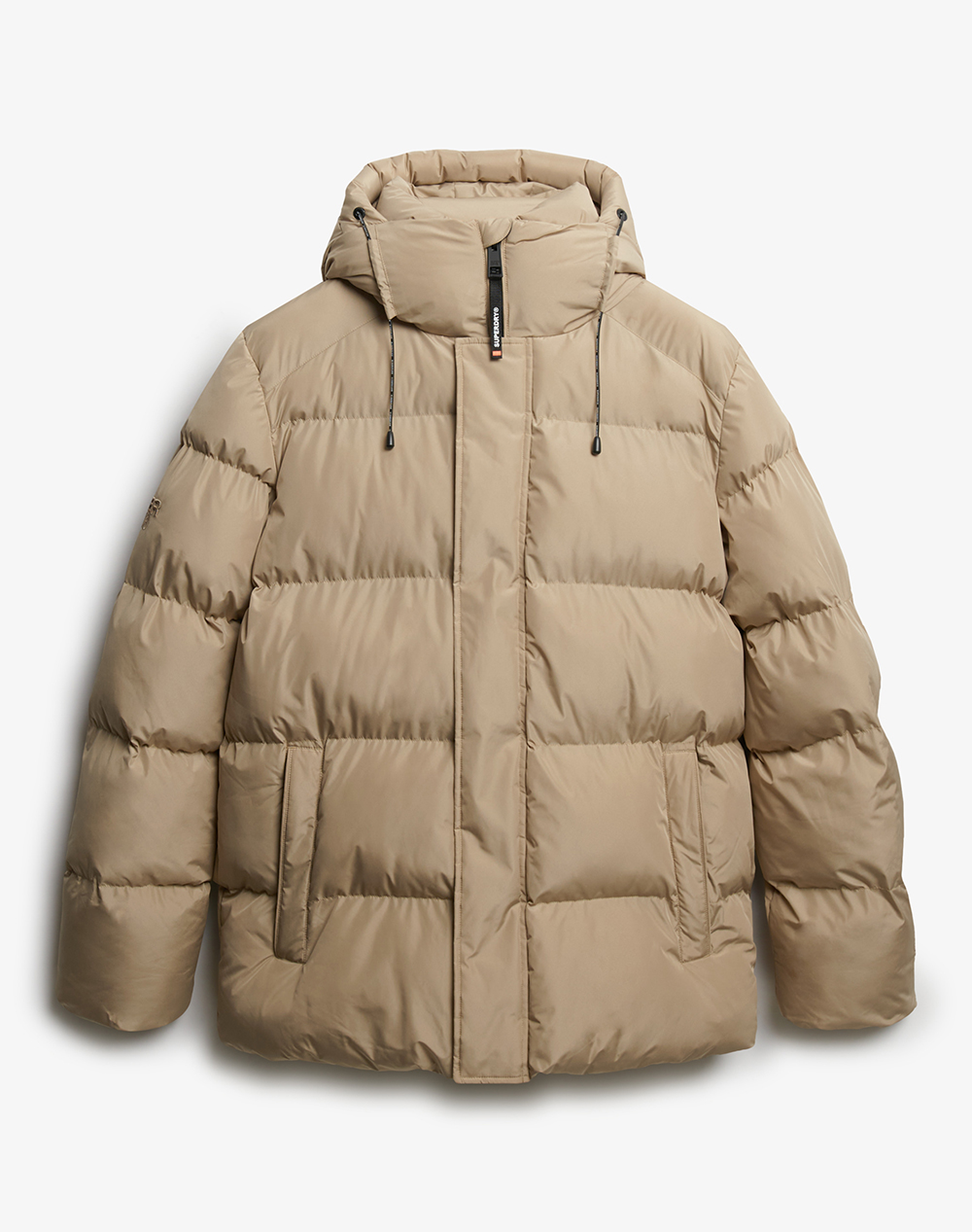SUPERDRY D2 SDSW HOODED 5 BAFFLE SPORTS PUFFER GEACA DE BARBATI
