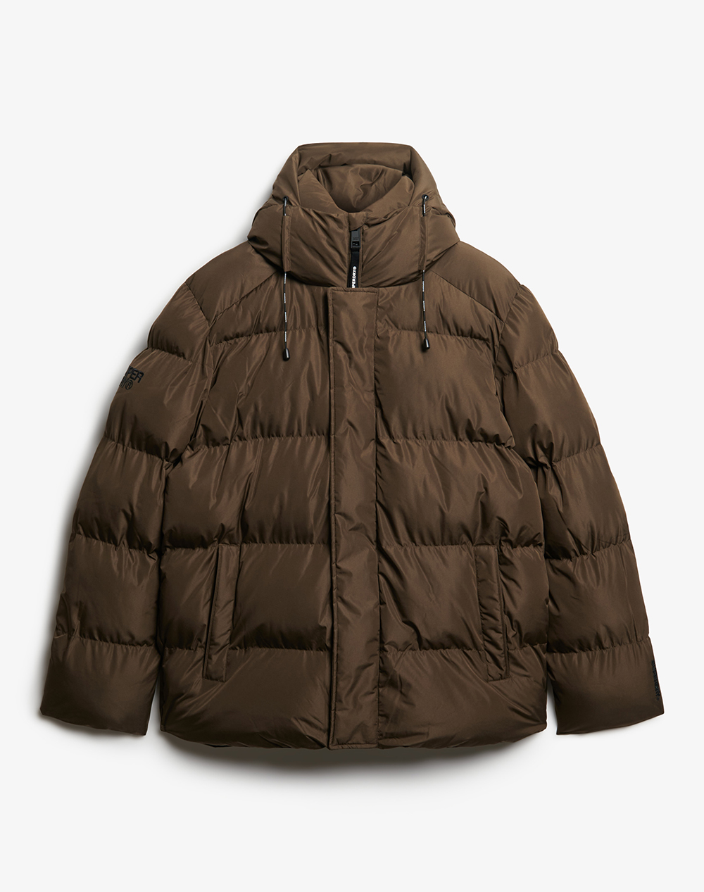 SUPERDRY D2 SDSW HOODED 5 BAFFLE SPORTS PUFFER GEACA DE BARBATI