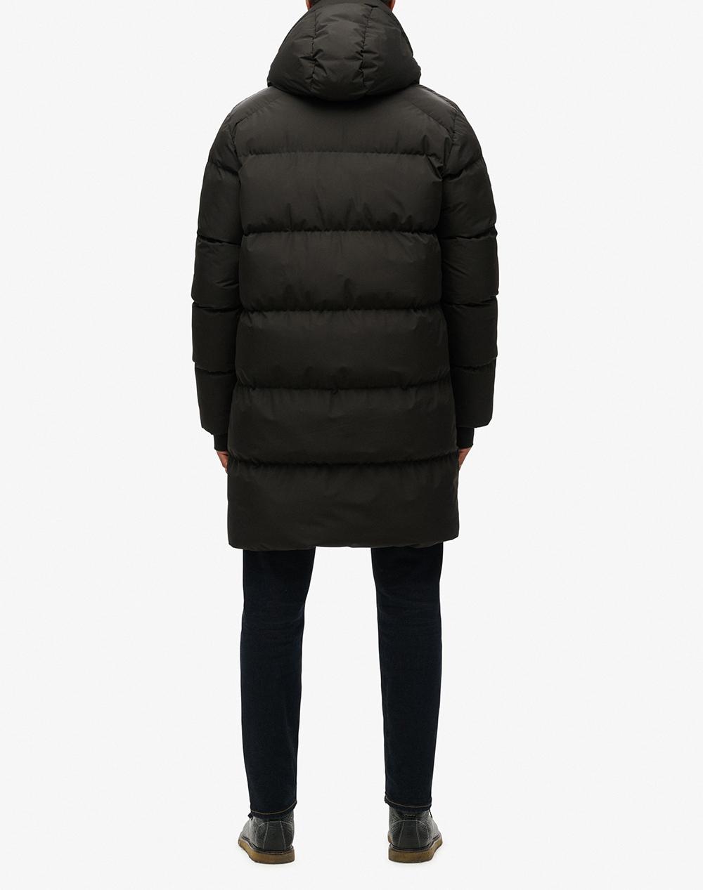 SUPERDRY D2 SDSW HOODED SPORTS PUFFER MID JKT GEACA DE BARBATI