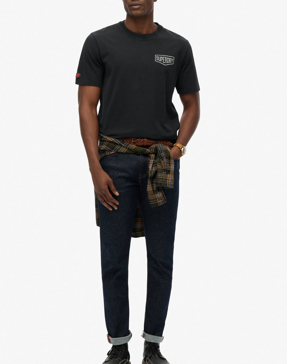 SUPERDRY D2 OVIN WORK TAB LOOSE TEE BLUZA DE BARBATI