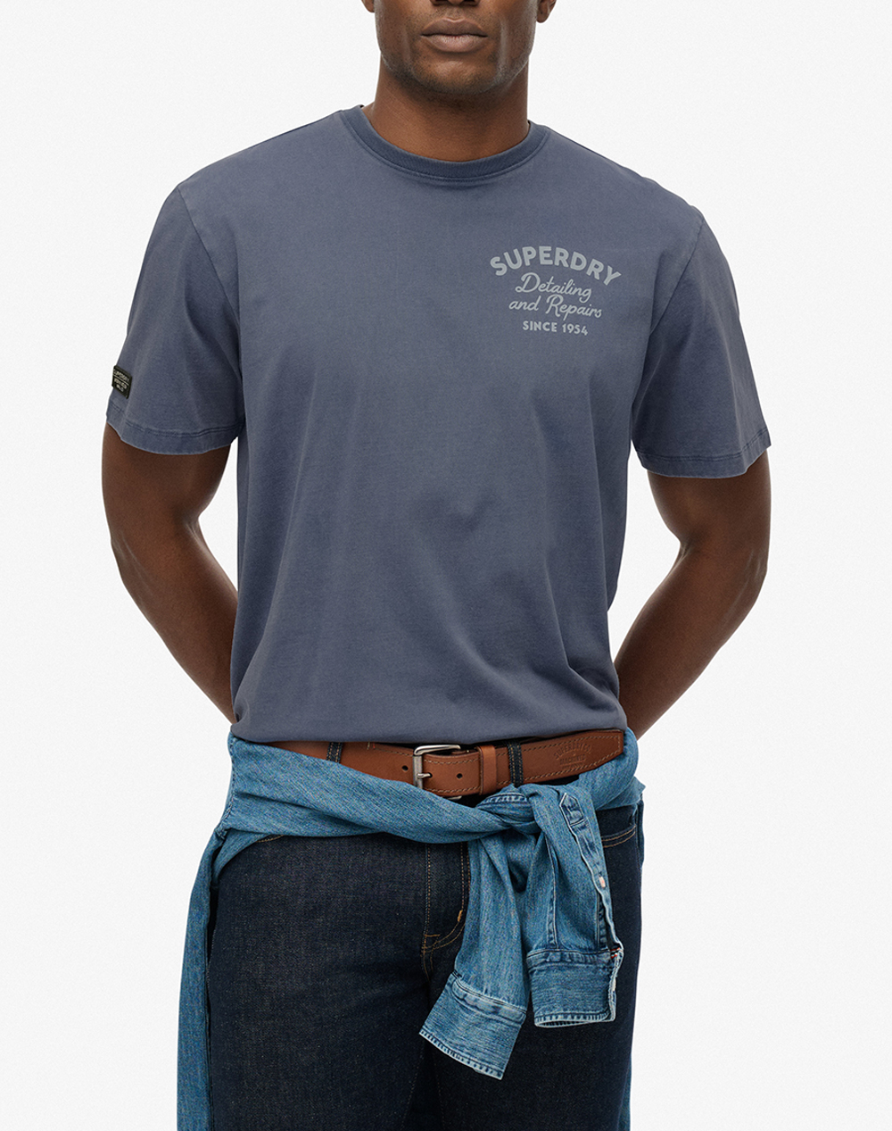 SUPERDRY D1 OVIN TRADE TOOLS OVERSIZED TEE BLUZA DE BARBATI