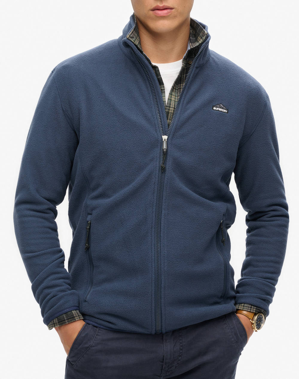 SUPERDRY D1 OVIN POLAR FLEECE FULL ZIP JACKET DE BARBATI