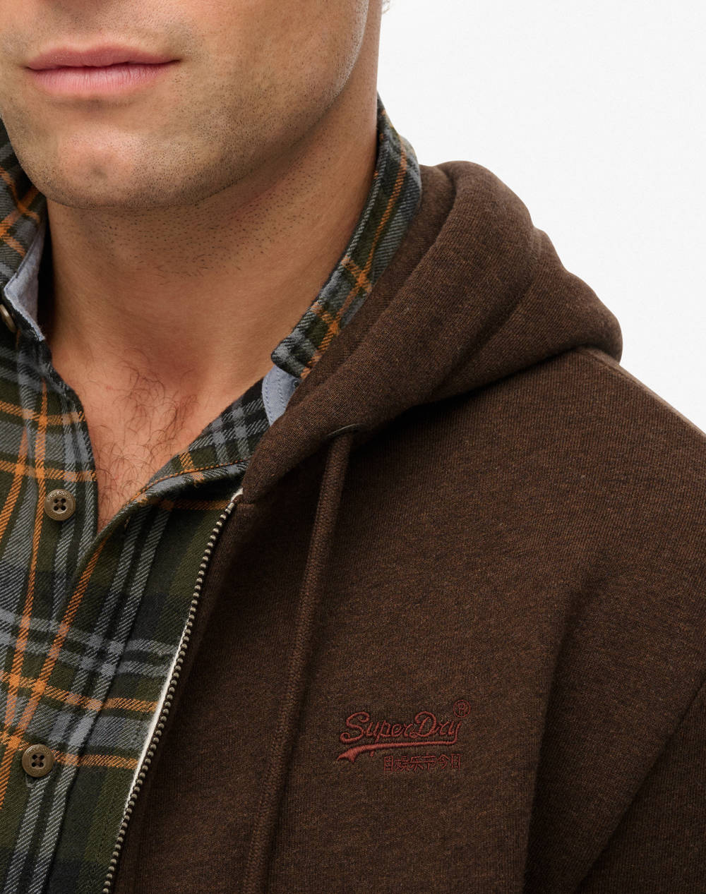SUPERDRY D1 OVIN ESSENTIAL LOGO ZIP HOODIE HB JACKET DE BARBATI