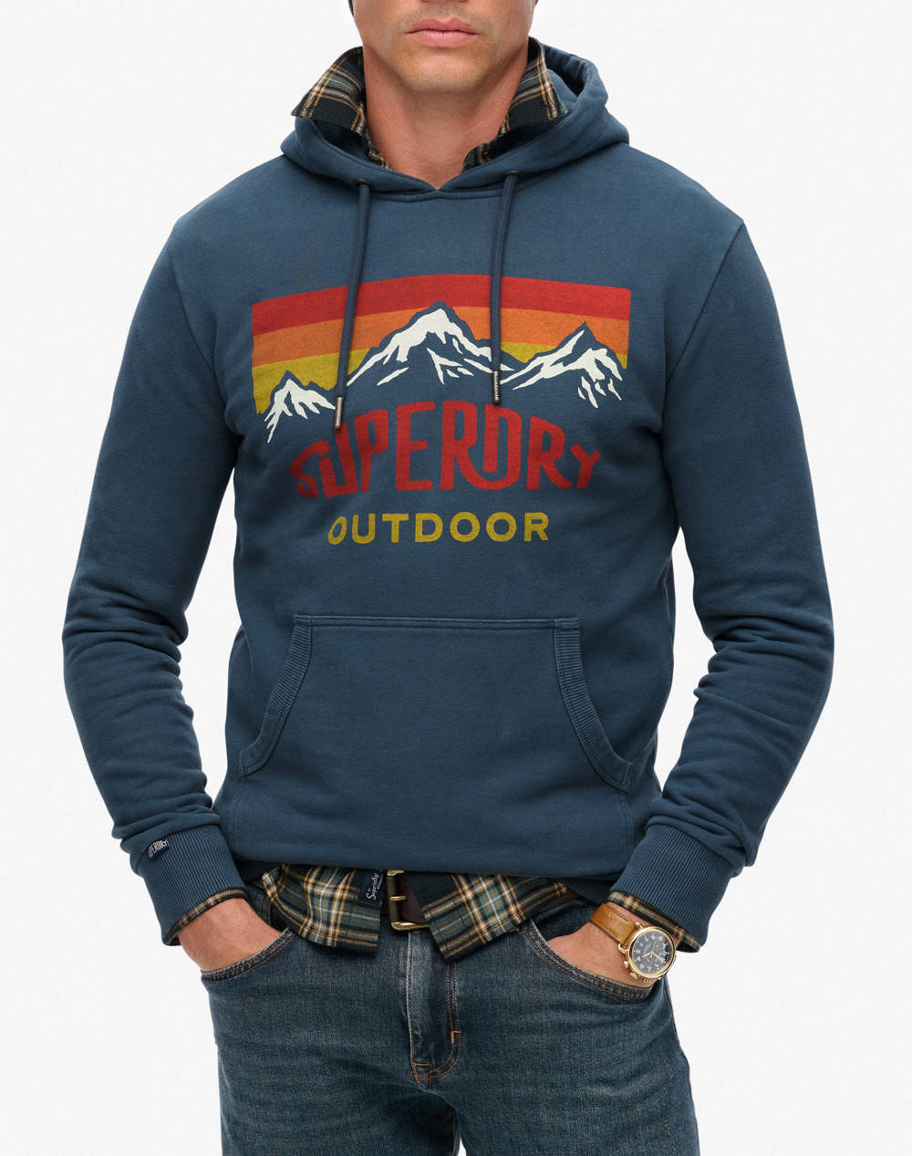 SUPERDRY D1 OVIN MOUNTAIN RELAXED HOOD JACKET DE BARBATI