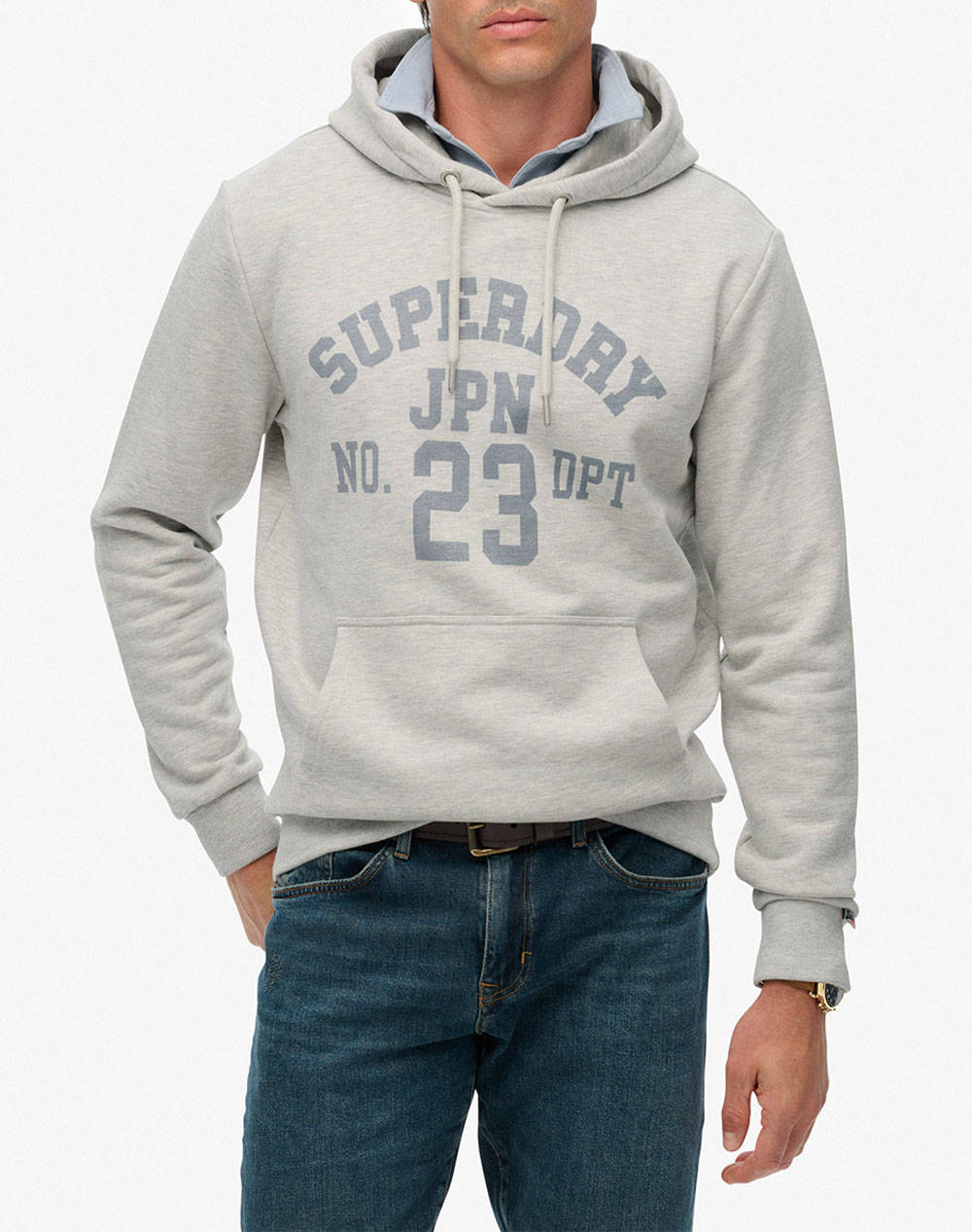 SUPERDRY D1 OVIN ATHLETIC ESS HOODIE JACKET DE BARBATI