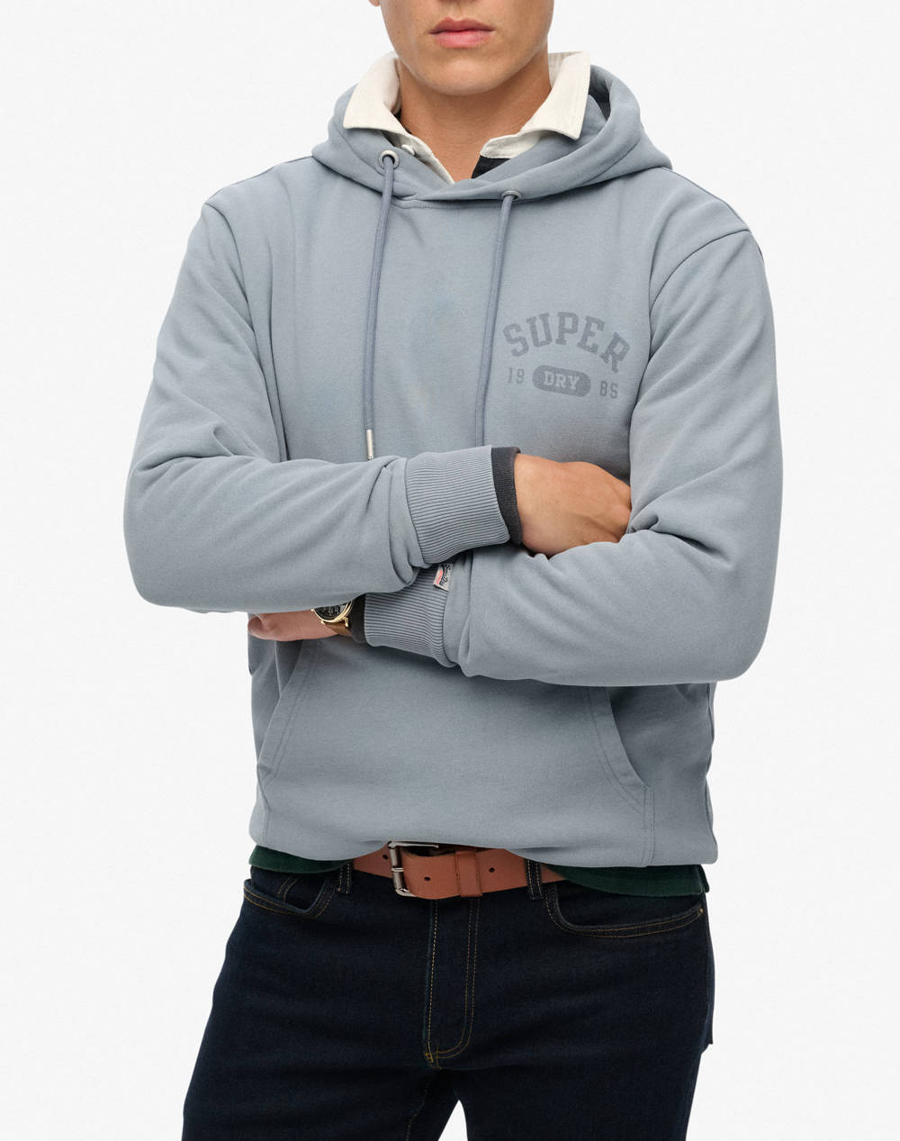 SUPERDRY D1 OVIN ATHLETIC ESS HOODIE JACKET DE BARBATI