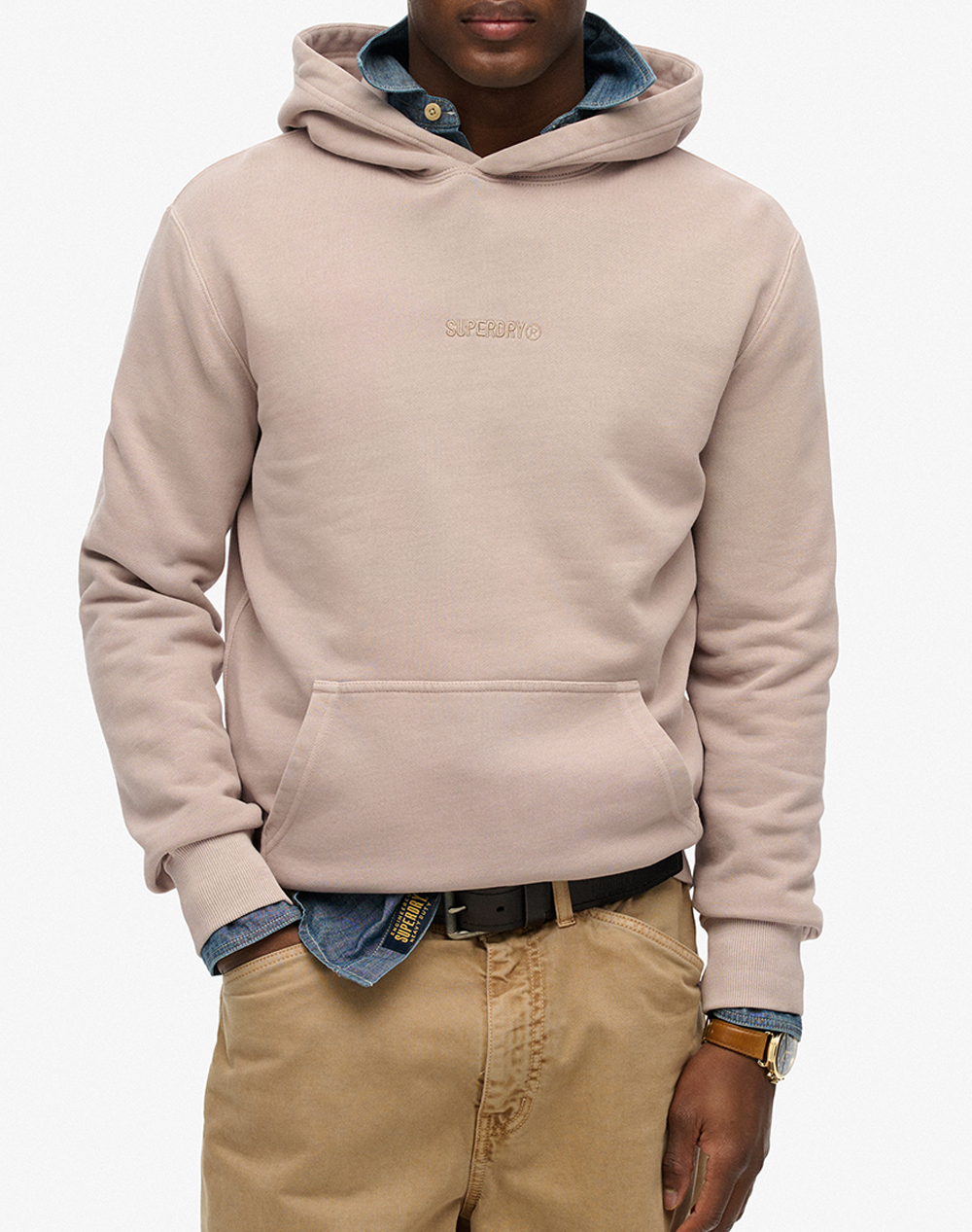 SUPERDRY D1 SDSW MICRO LOGO HOOD HANORAC DE BARBATI