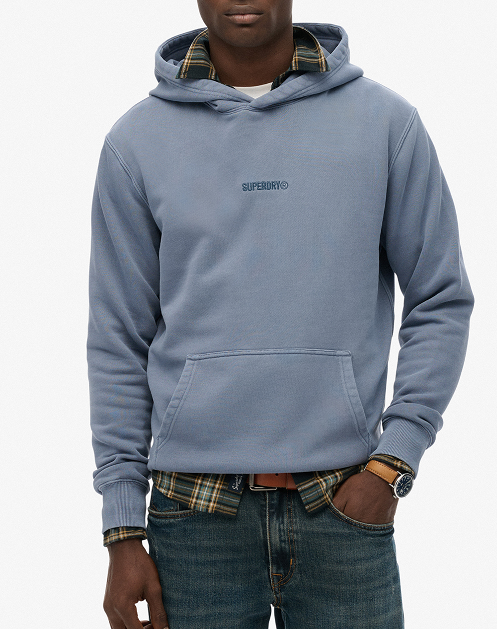 SUPERDRY D1 SDSW MICRO LOGO HOOD HANORAC DE BARBATI