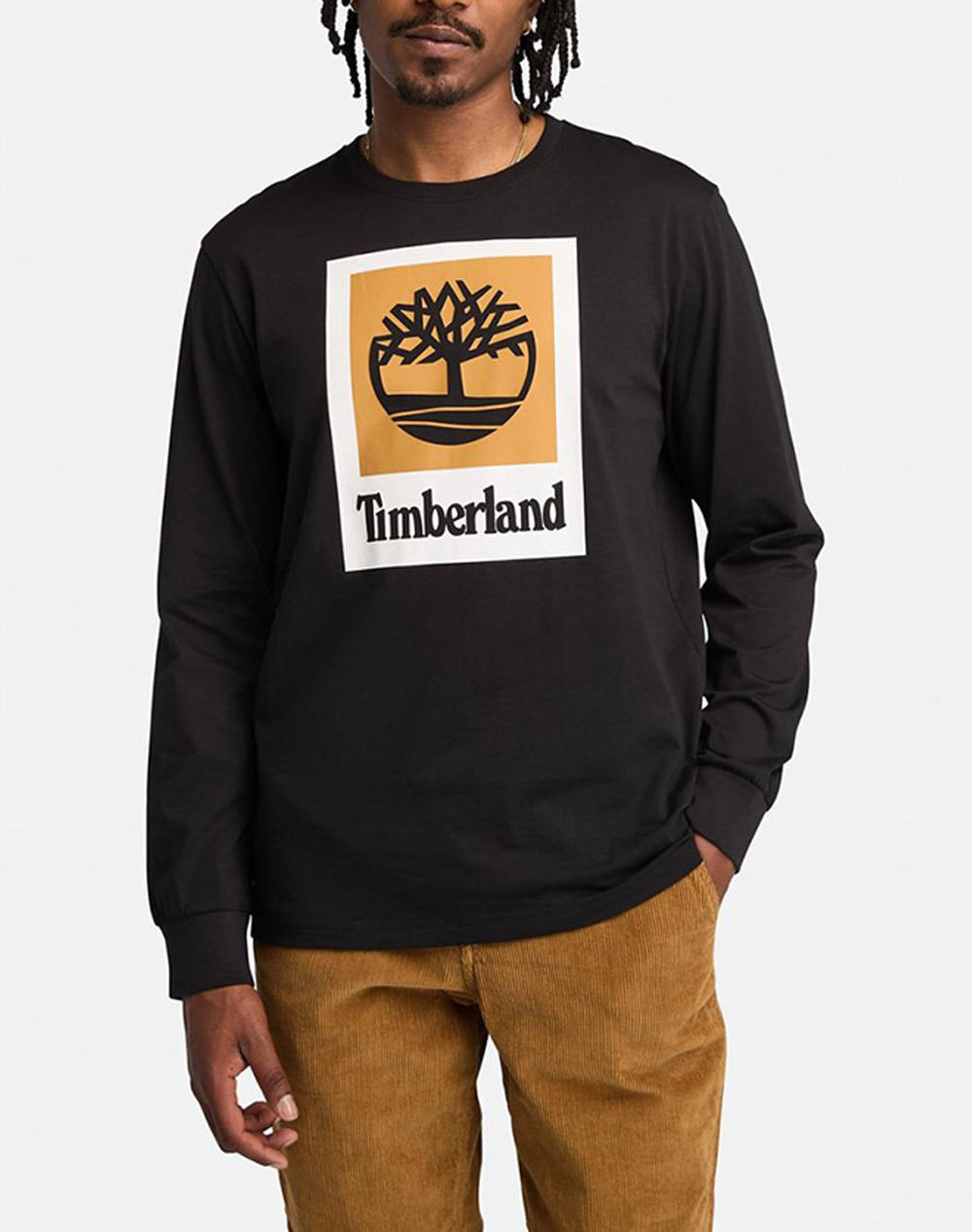 TIMBERLAND STACK LOGO Colored Long Sleeve Tee
