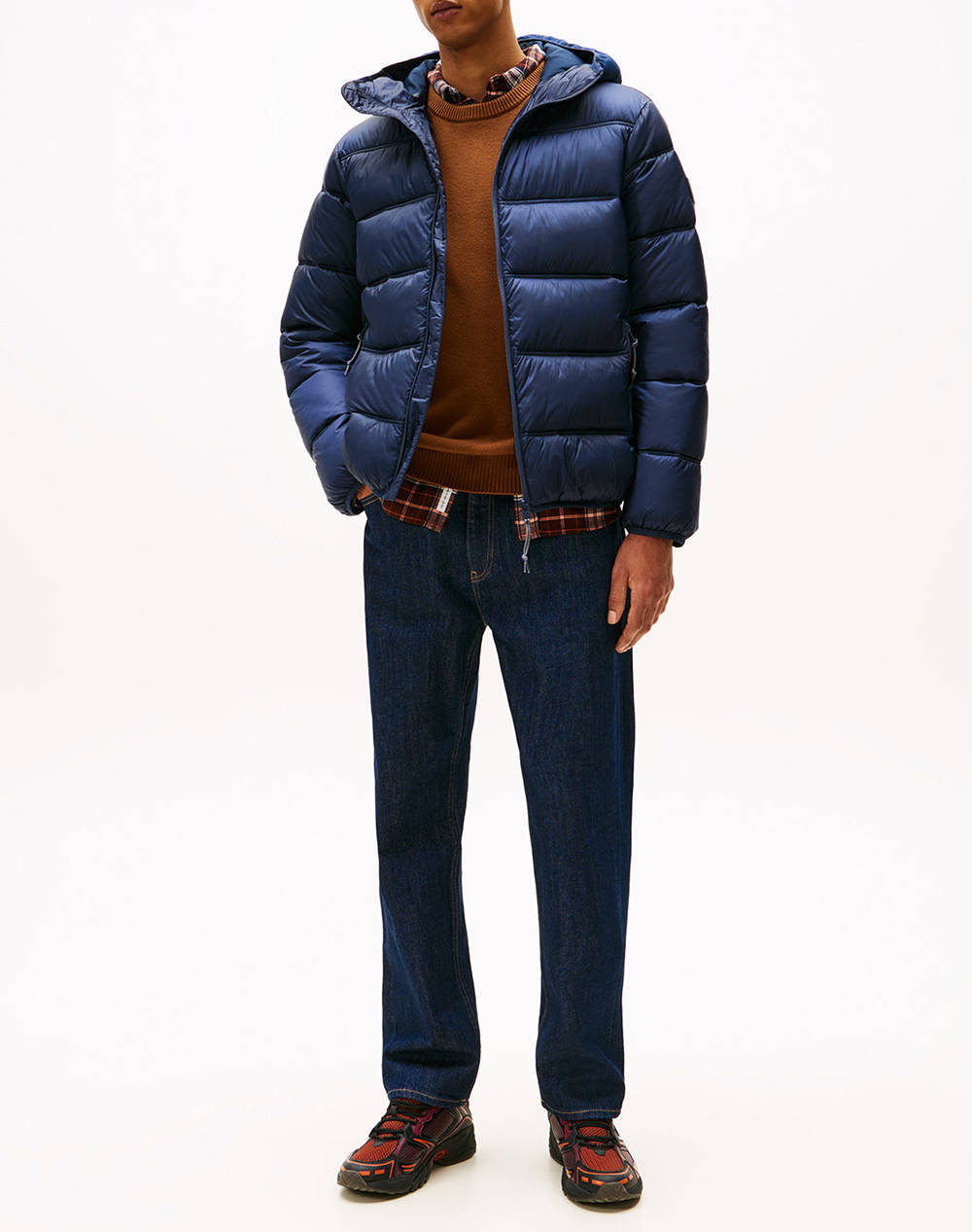 TOMMY JEANS TJM HOODED LOGO PUFFER EXT