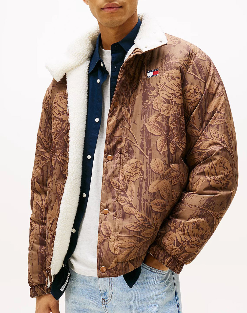 TOMMY JEANS TJM REVERSIBLE TEDDY JACKET