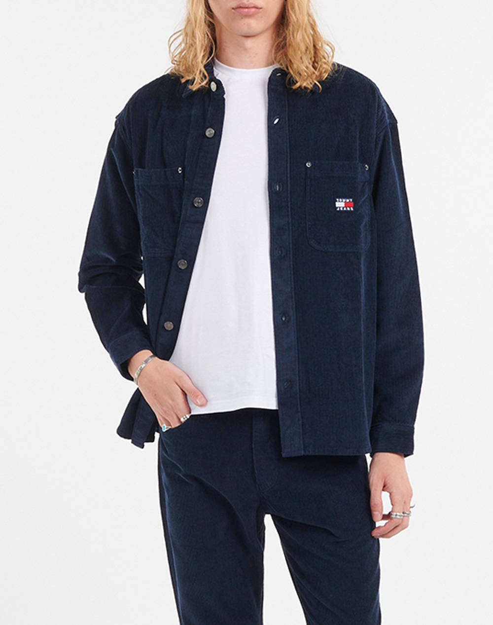 TOMMY JEANS TJM RLX WASHED CORD SHIRT EXT