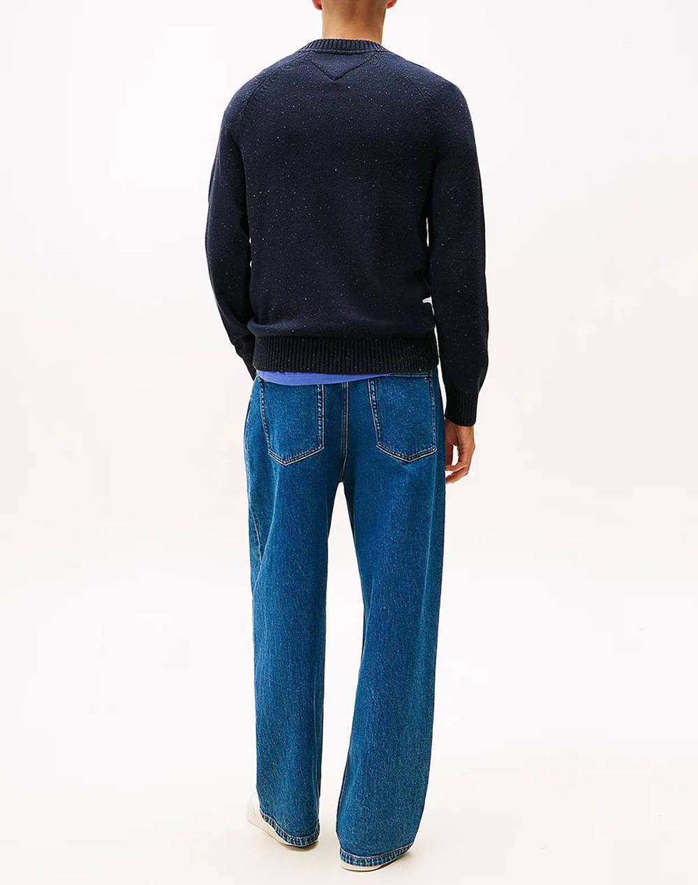 TOMMY JEANS TJM SLIM LINEAR RAGLAN SWEATER