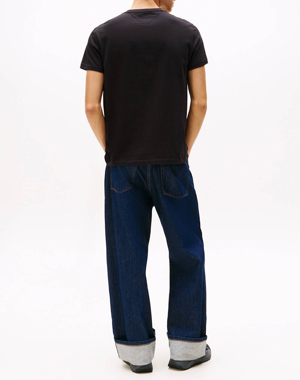 TOMMY JEANS TJM SLIM RWB FLAG TEE EXT