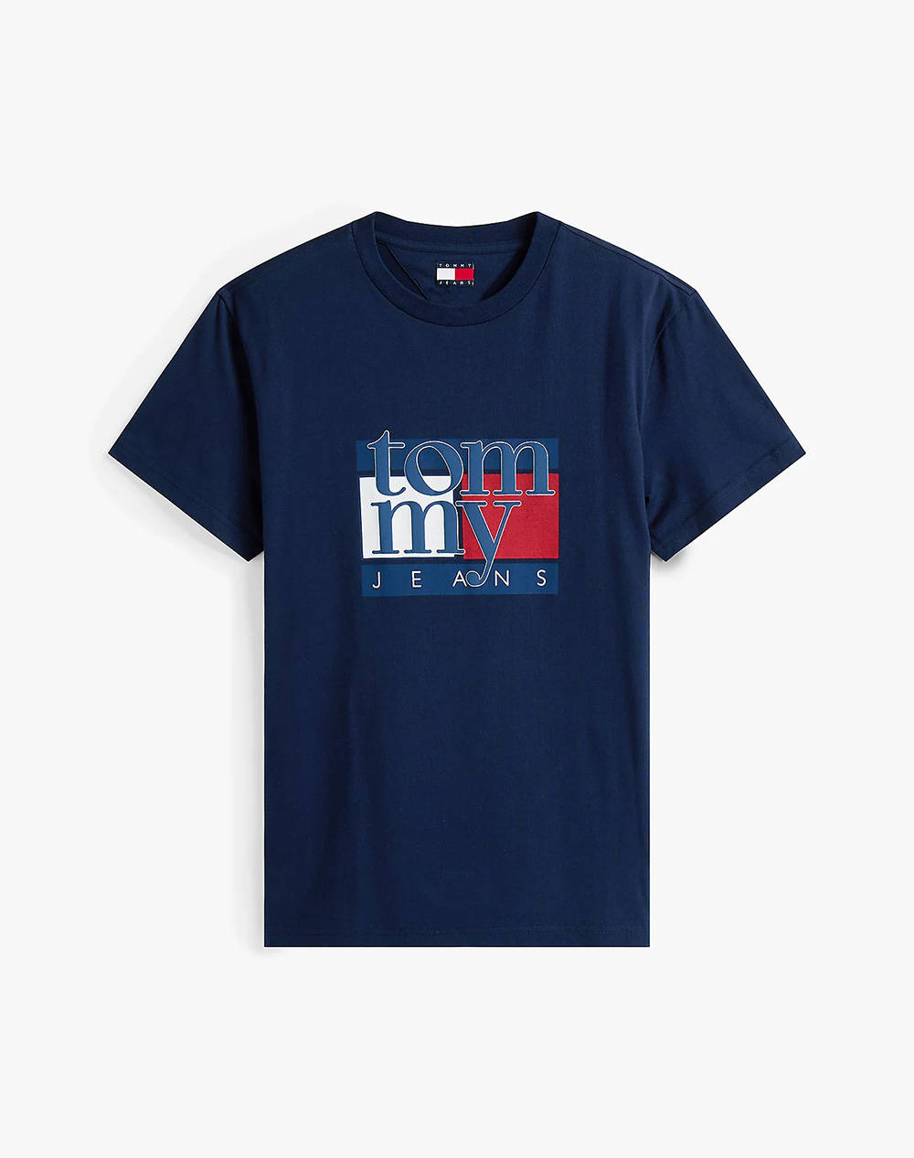 TOMMY JEANS TJM SLIM RWB FLAG TEE EXT