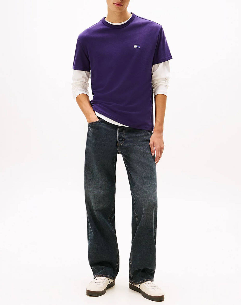 TOMMY JEANS TJM REG BADGE TEE EXT