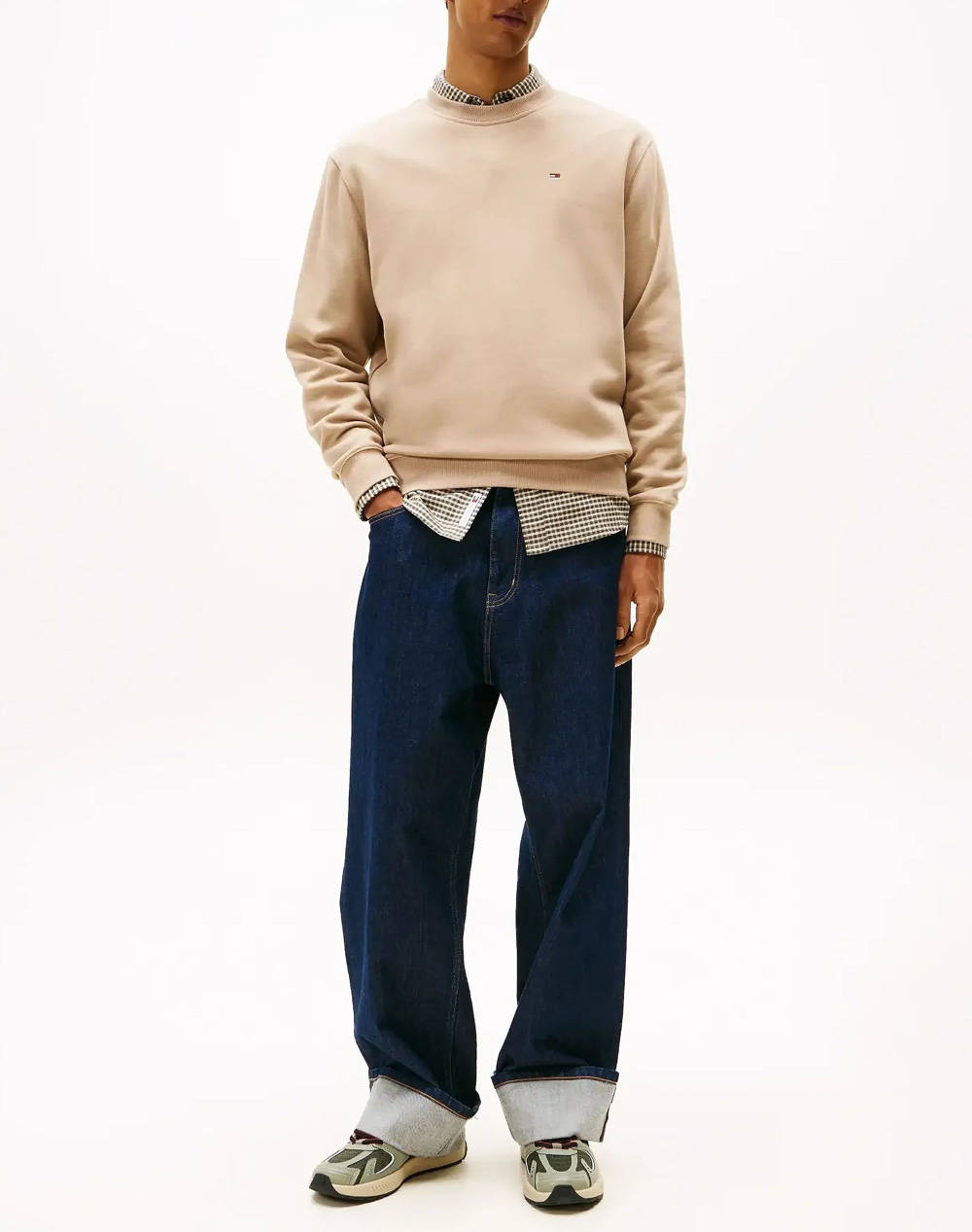 TOMMY JEANS TJM REG S FLAG CREW