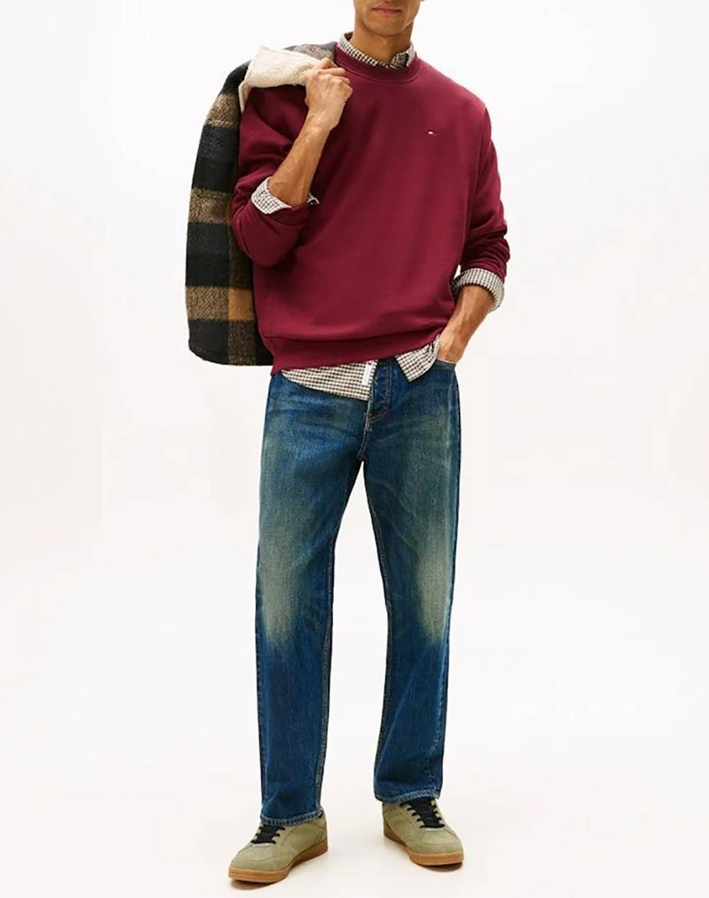 TOMMY JEANS TJM REG S FLAG CREW
