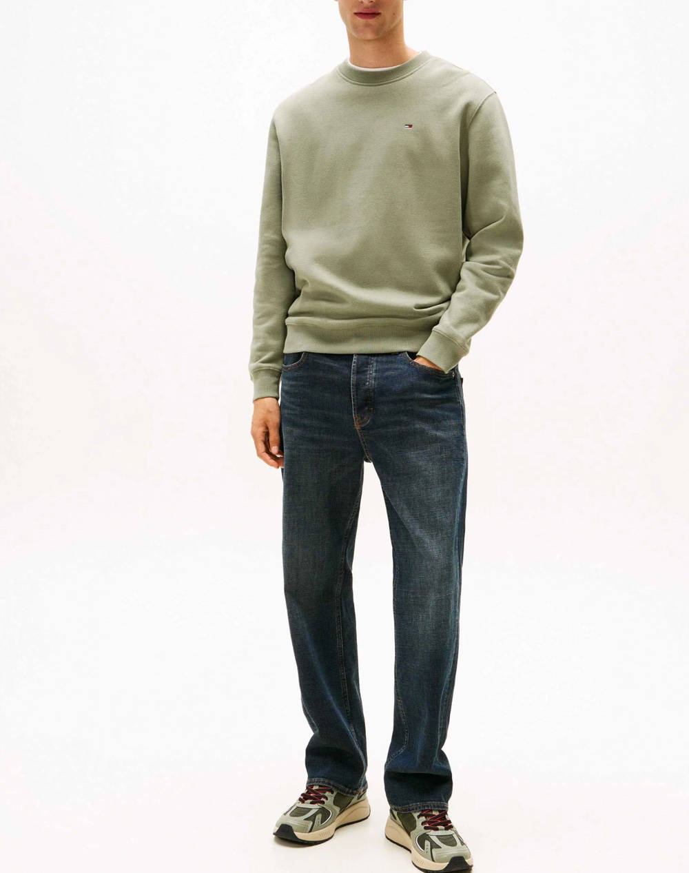 TOMMY JEANS TJM REG S FLAG CREW