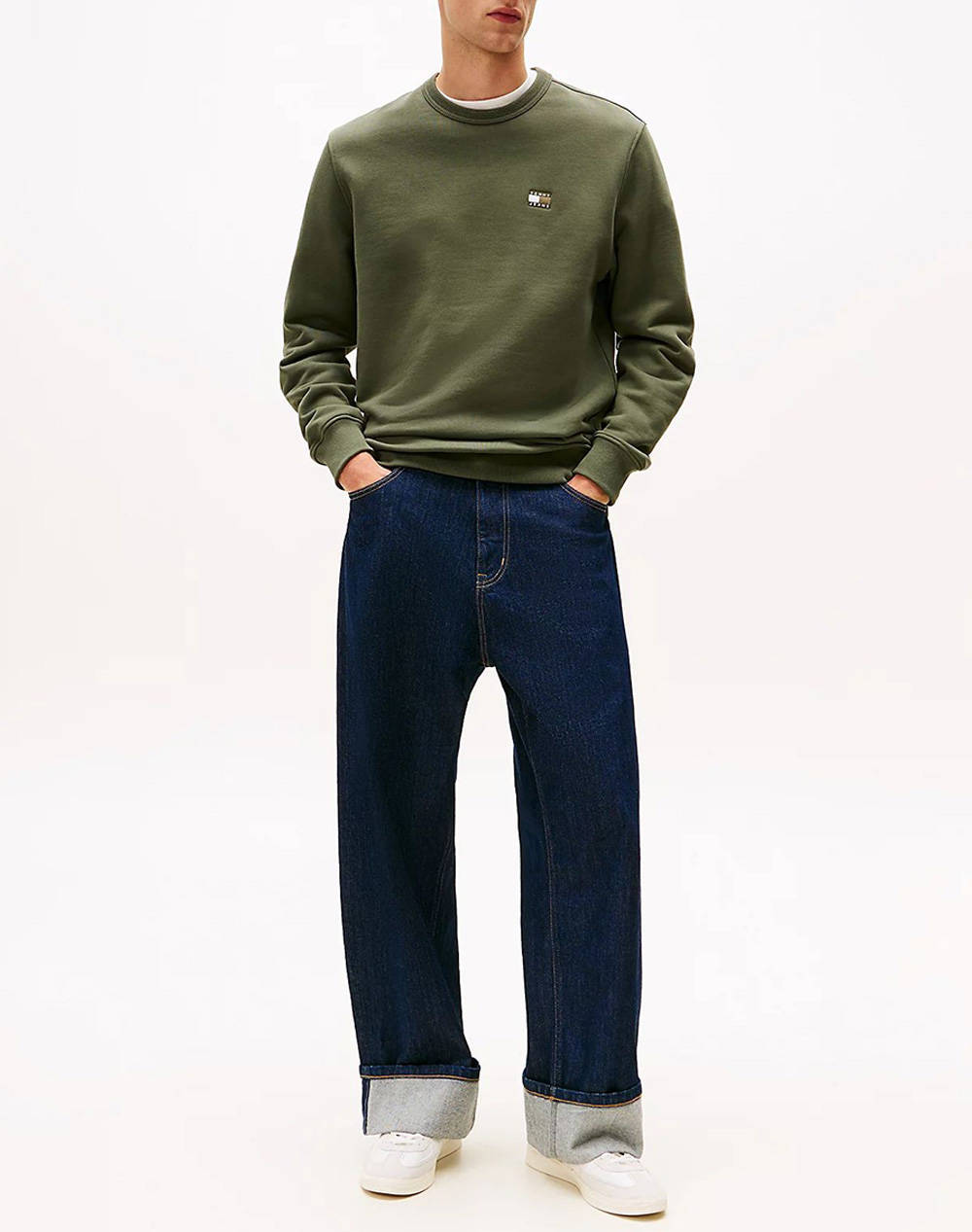 TOMMY JEANS TJM REG BADGE CREW EXT